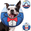 Inflatable Dog Recovery Collar, Comfortable Soft Pet Cone for Post-Surgery Healing, Vision-Friendly E-Collar Alternative