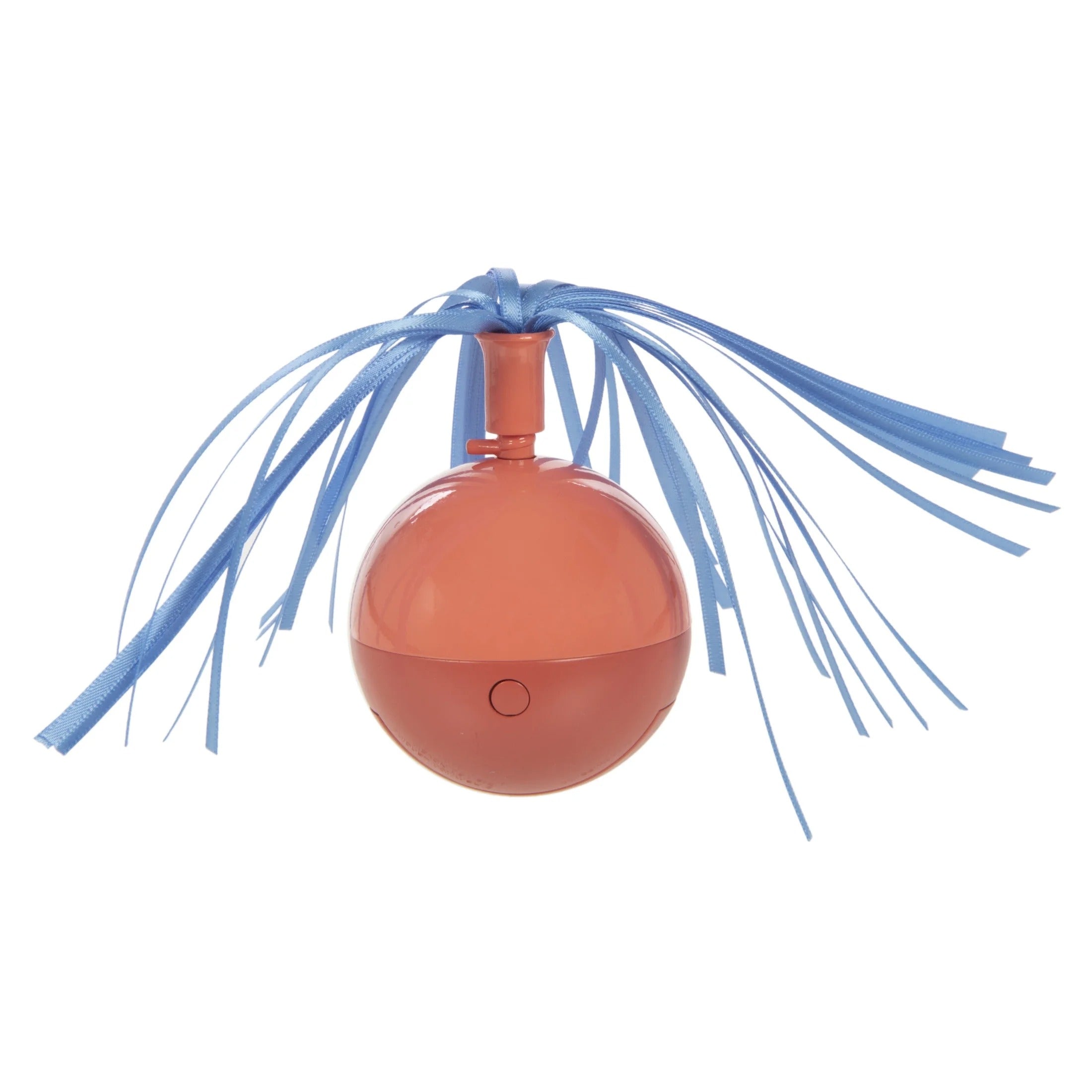 Interactive Spinning Ball with Ribbons | Electronic Motion Kitten Toy for Hunting, Stalking, and Exercise