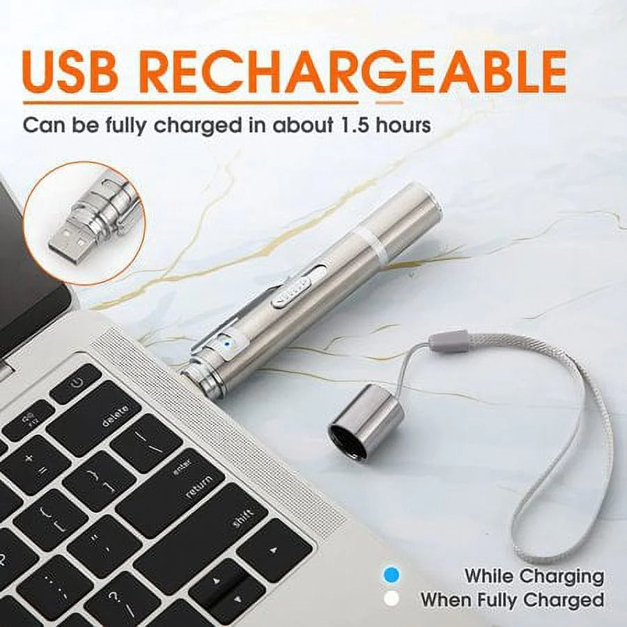 USB Rechargeable Laser Cat Toy | Interactive Light Pointer for Chasing and Play